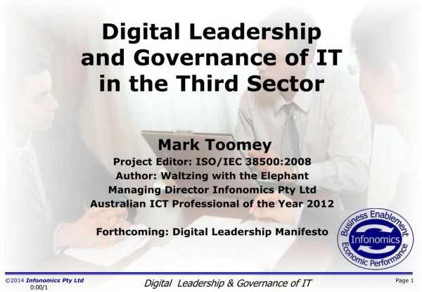 Digital Leadership and Governance of IT in the Third Sector