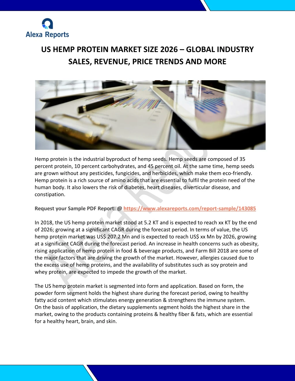 us hemp protein market size 2026 global industry