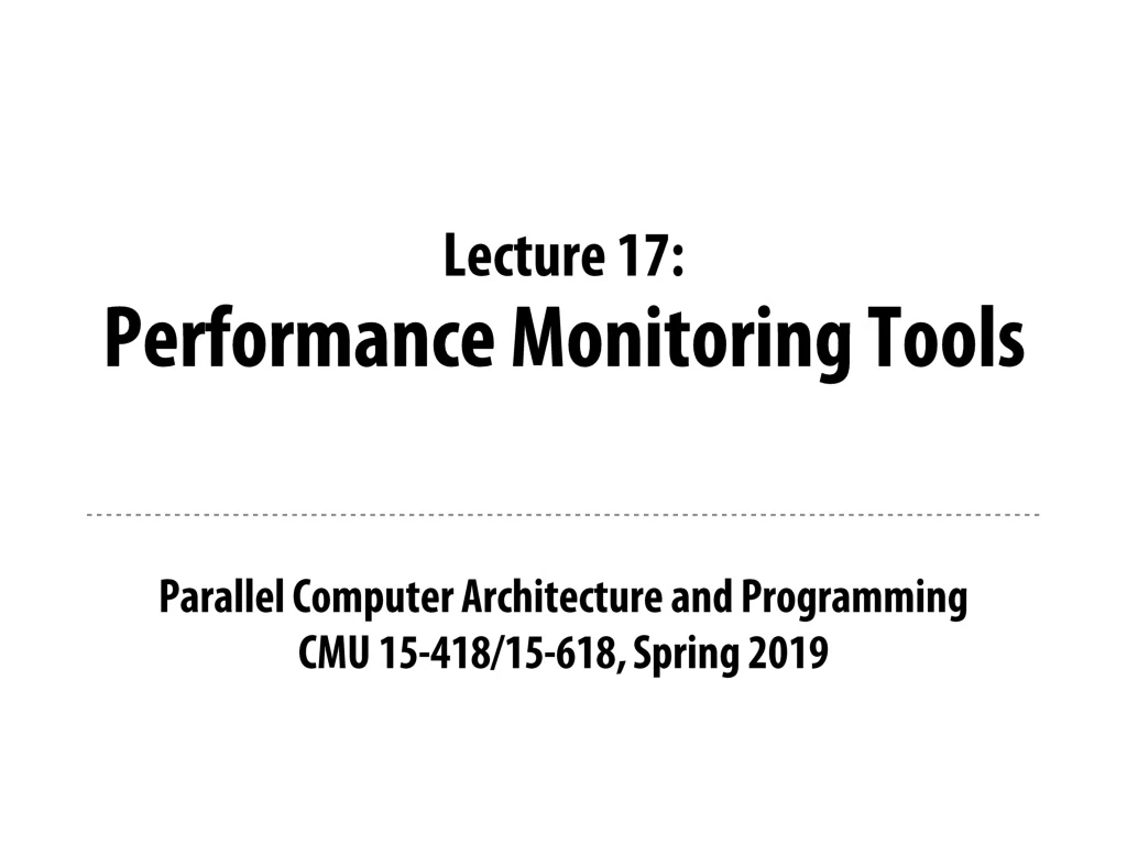 performance monitoring tools