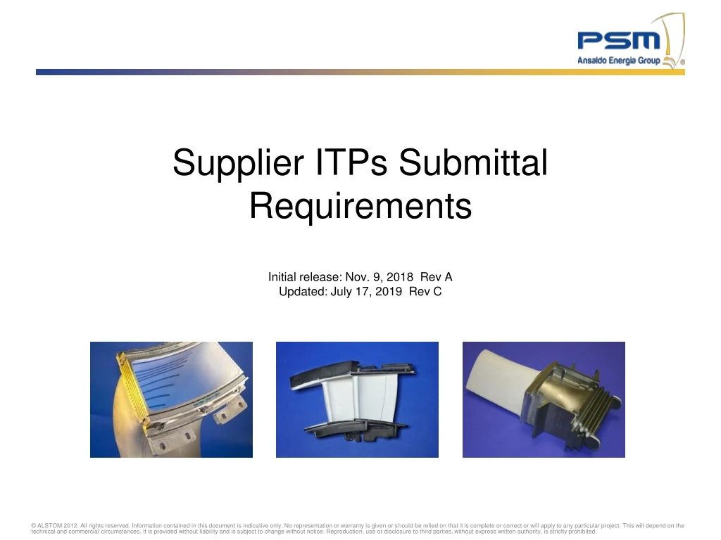 supplier itps submittal requirements initial release nov 9 2018 rev a updated july 17 2019 rev c