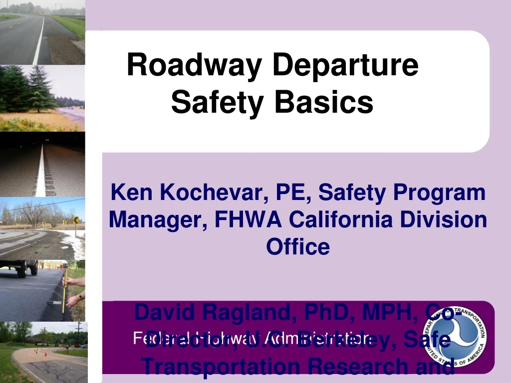 roadway departure safety basics