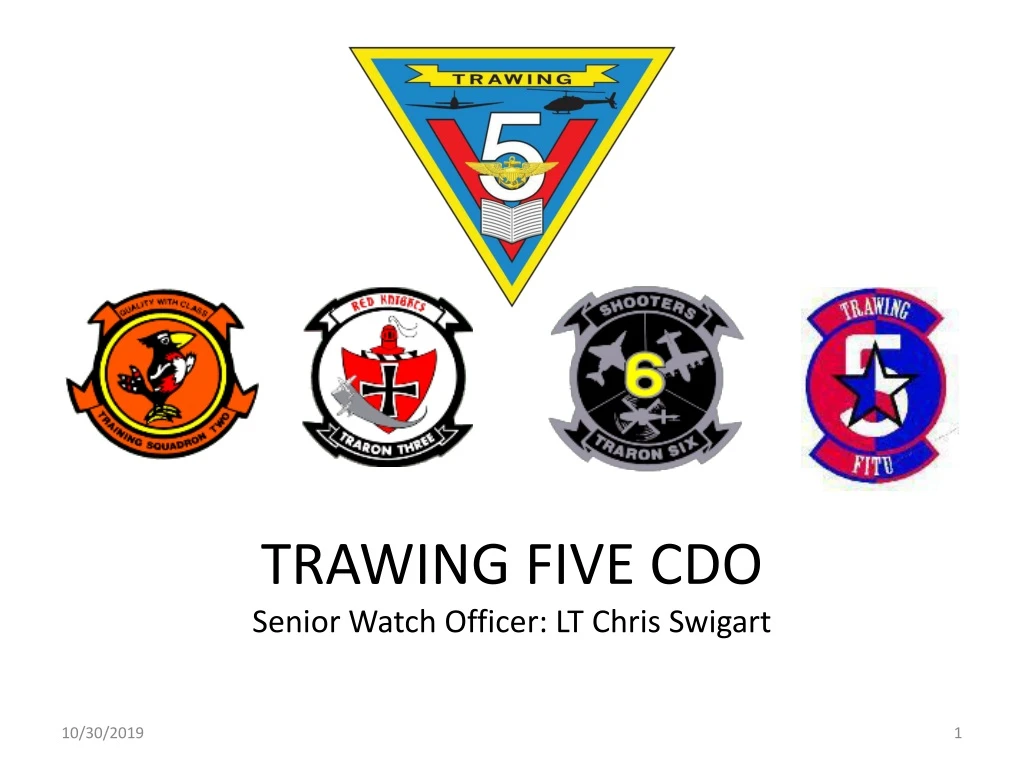 trawing five cdo senior watch officer lt chris swigart