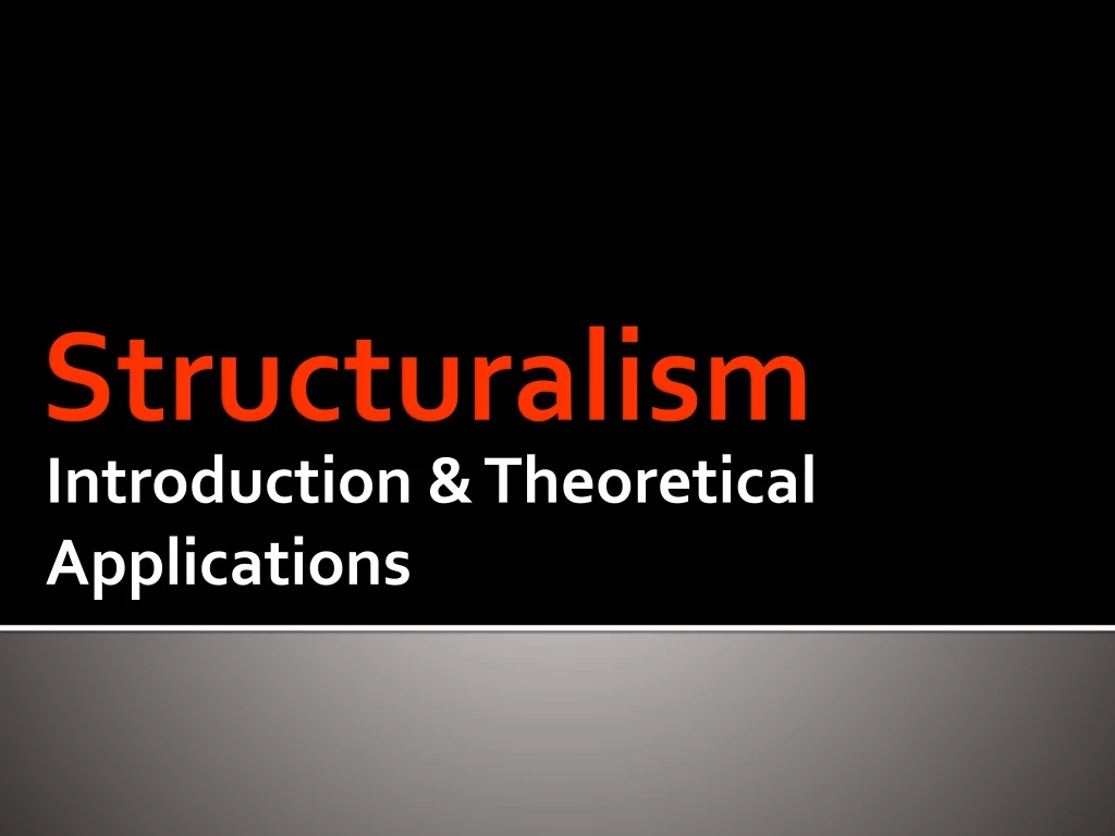 introduction theoretical applications