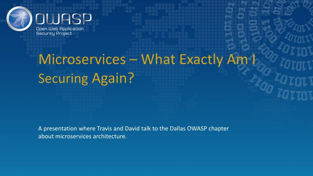 microservices what exactly am i securing again