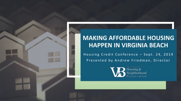 Making Affordable Housing Happen in Virginia Beach