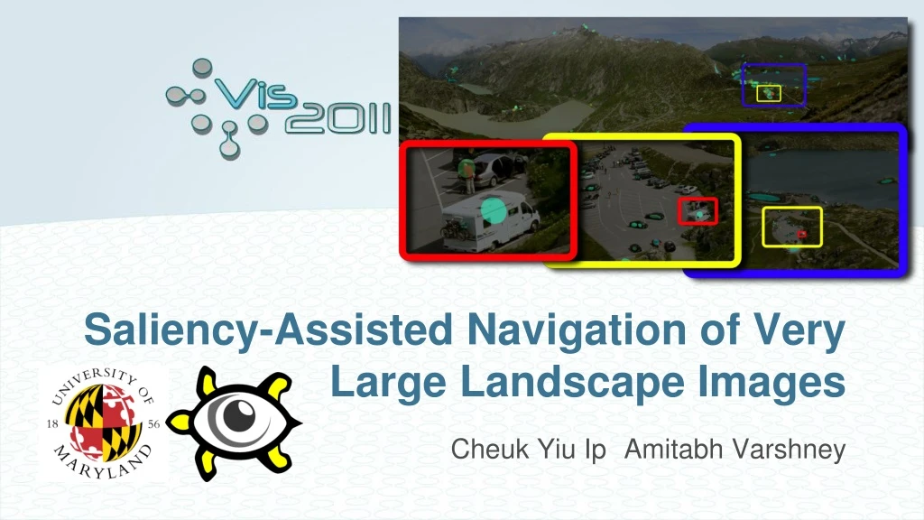 saliency assisted navigation of very large landscape images