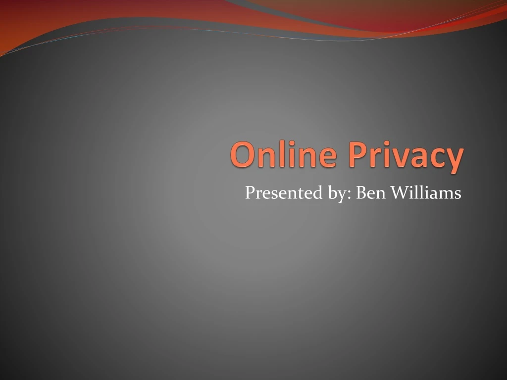 online privacy