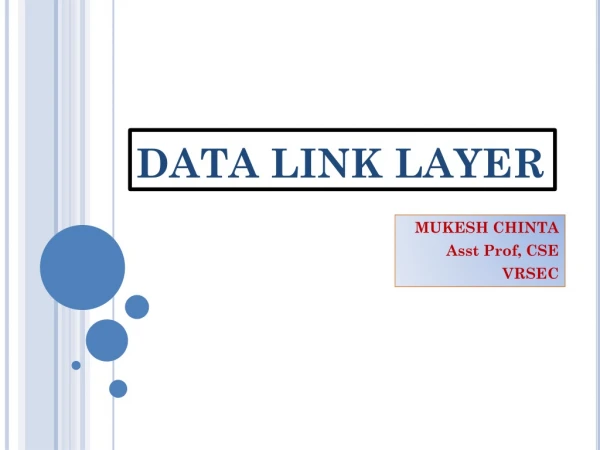 DATA LINK LAYER