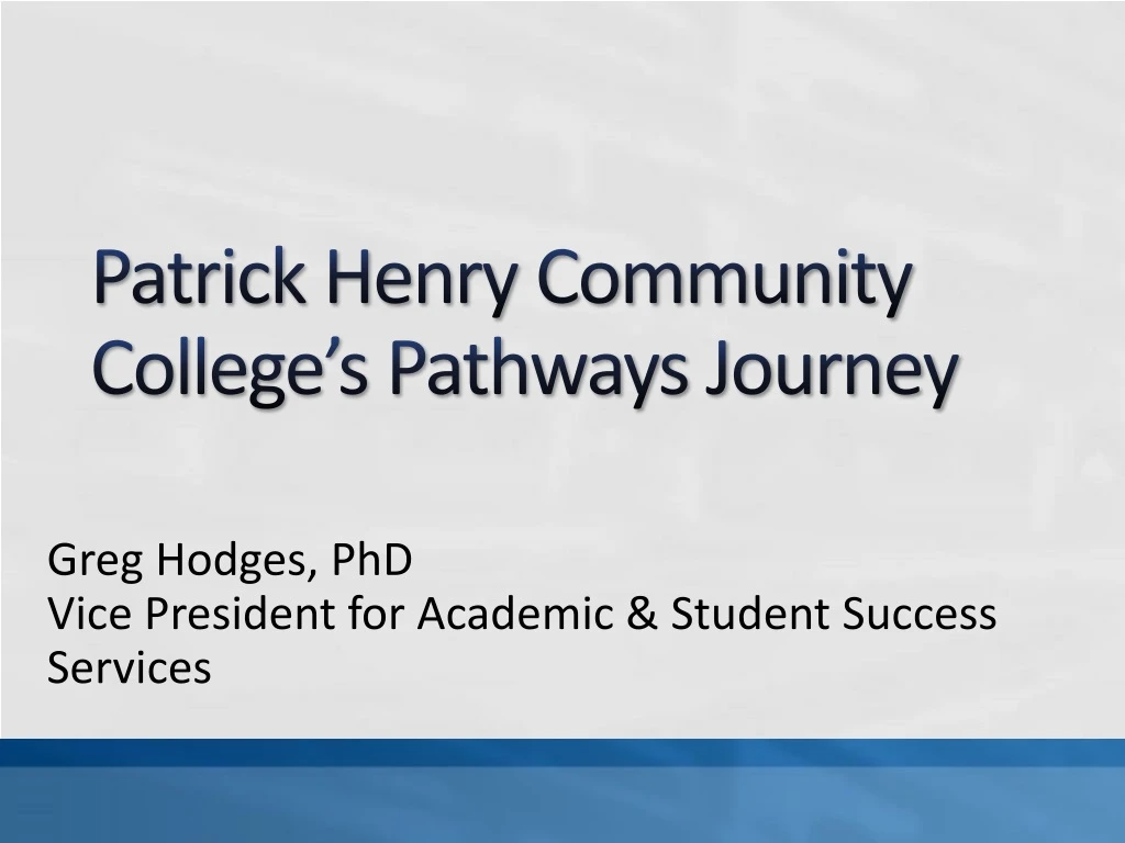 patrick henry community college s pathways journey