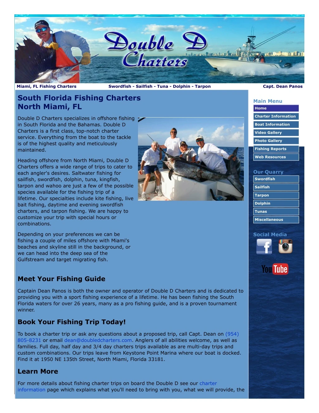 miami fl fishing charters