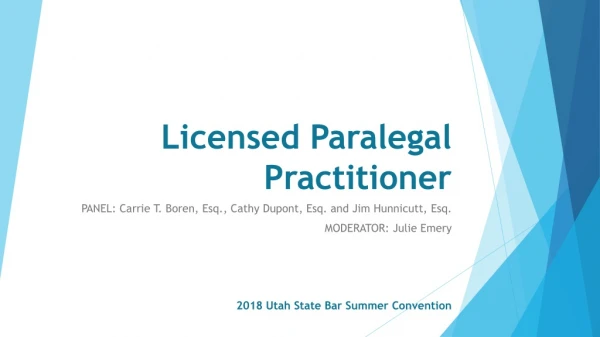 Licensed Paralegal Practitioner