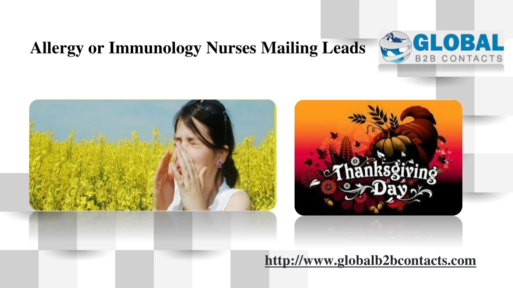 allergy or immunology nurses mailing leads