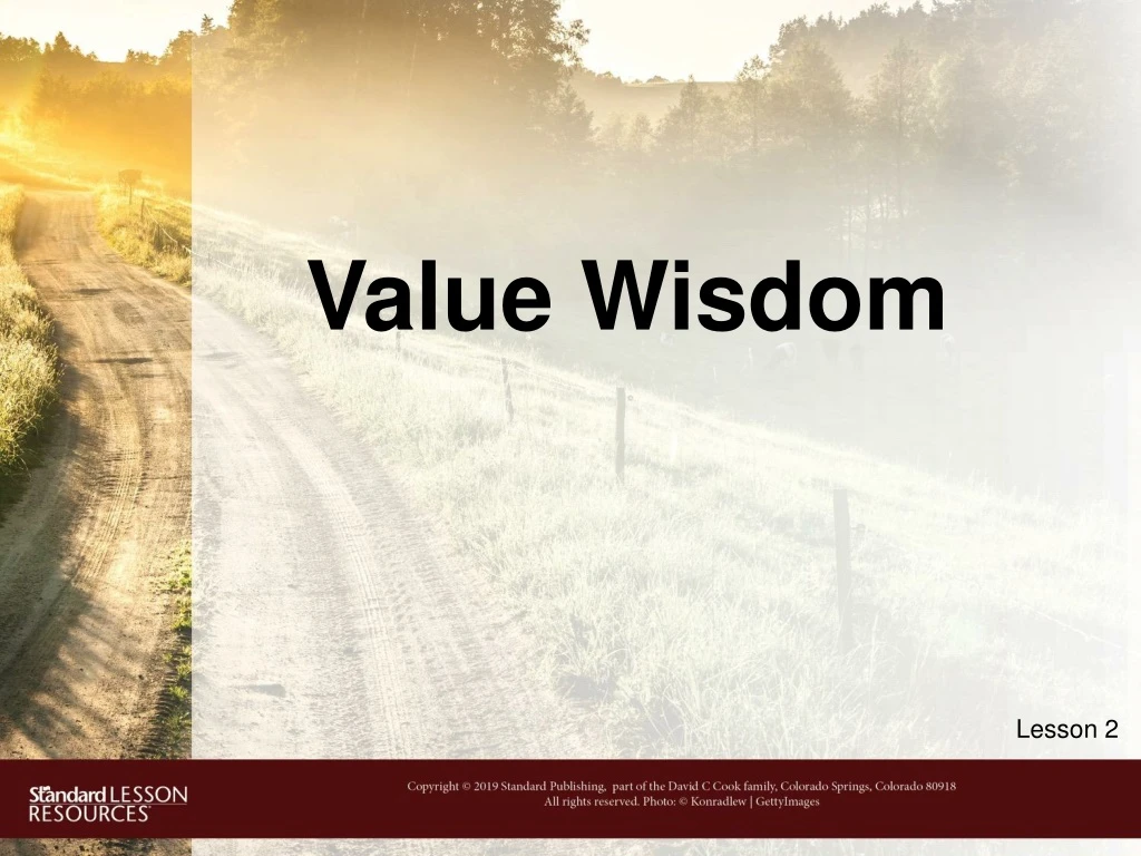 value wisdom