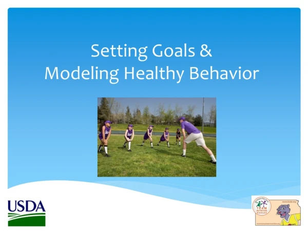 Setting Goals &amp; Modeling Healthy Behavior
