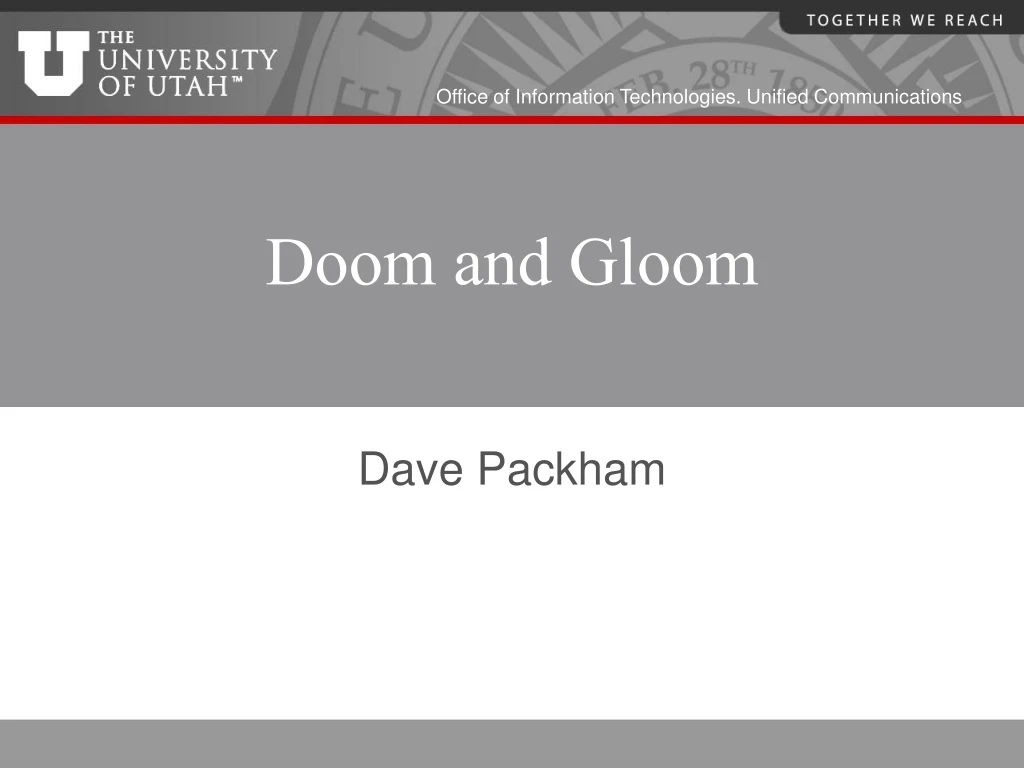 doom and gloom
