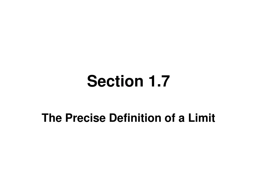 section 1 7