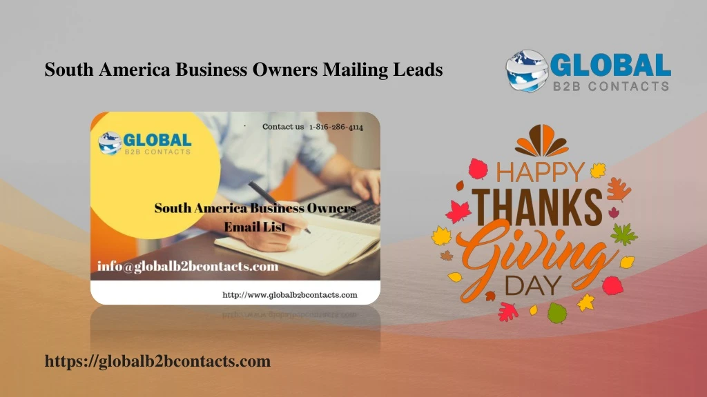 south america business owners mailing leads