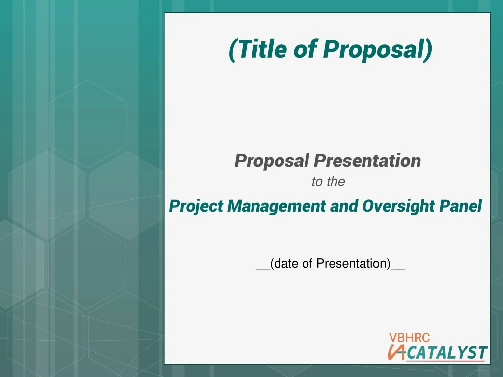 title of proposal