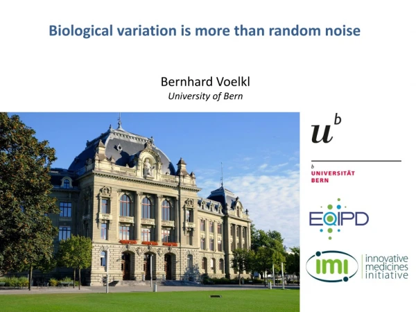 Biological variation is more than random noise