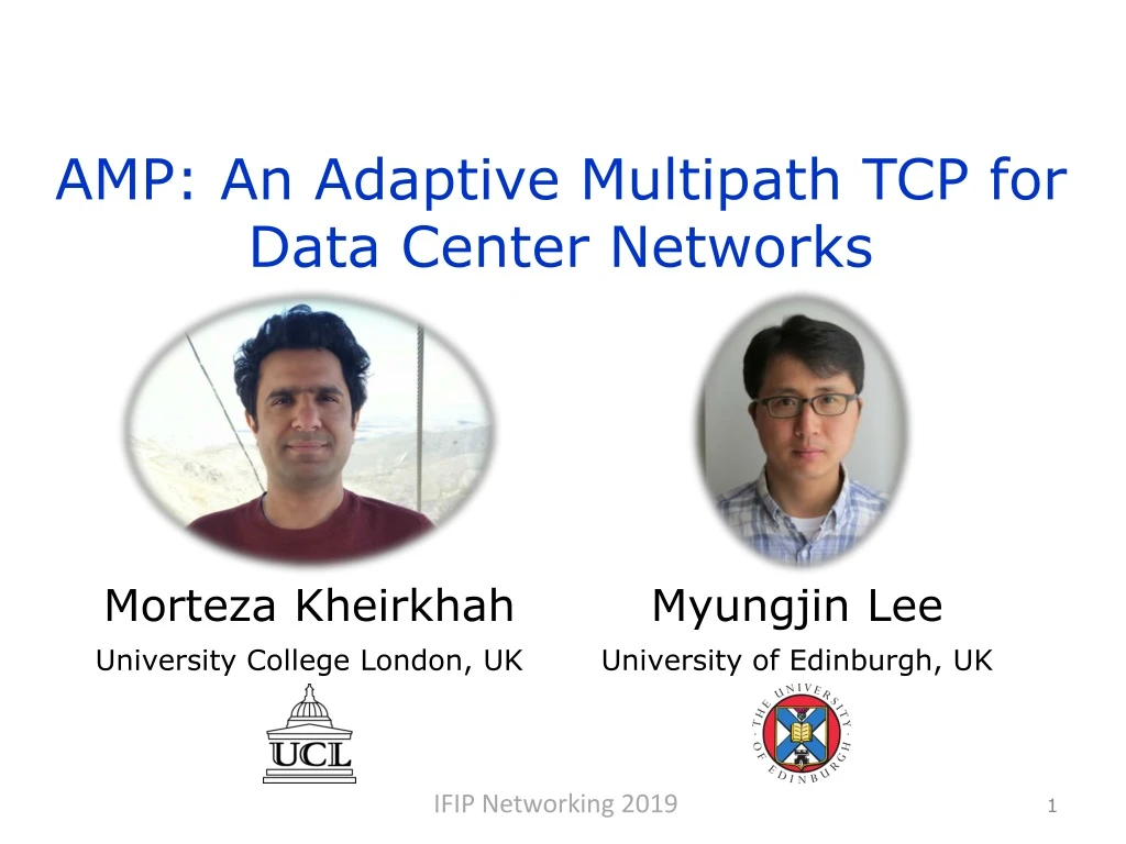 amp an adaptive multipath tcp for data center networks