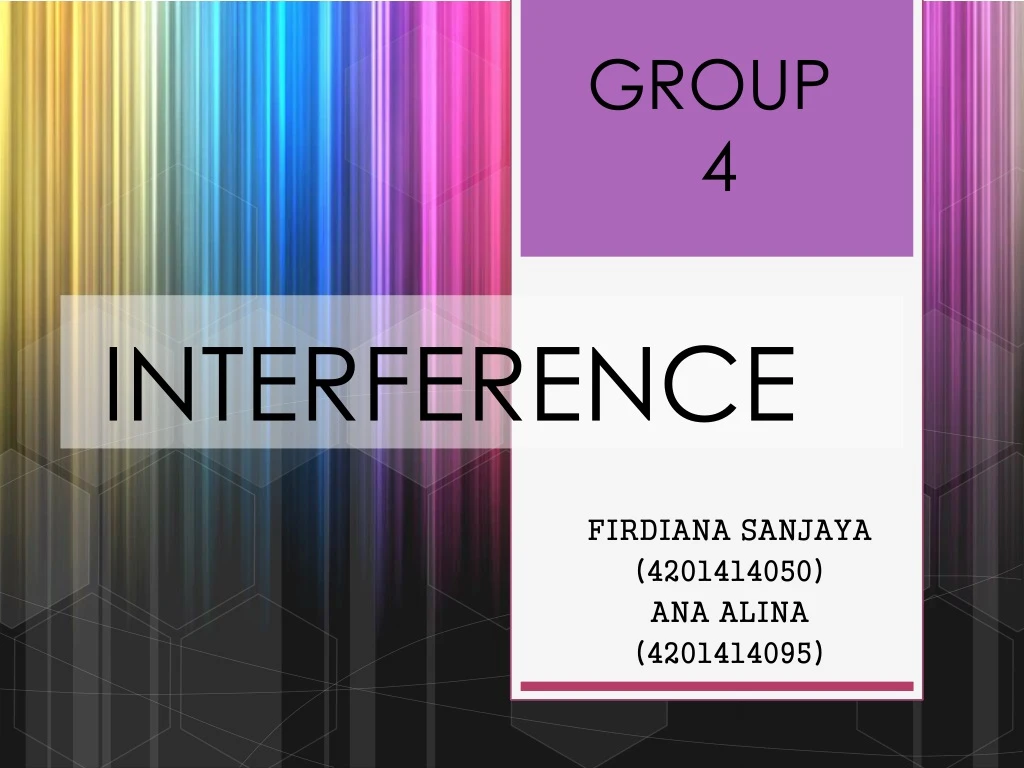 interference