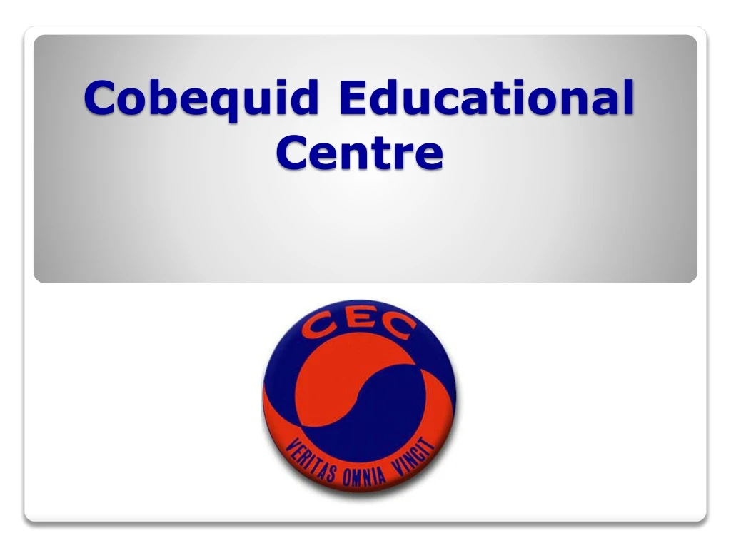 cobequid educational centre