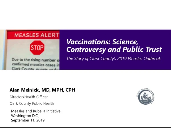 Measles and Rubella Initiative Washington D.C., September 11, 2019