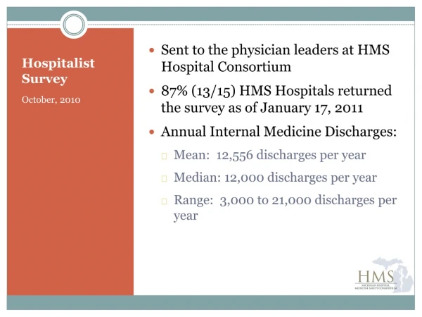 Hospitalist Survey