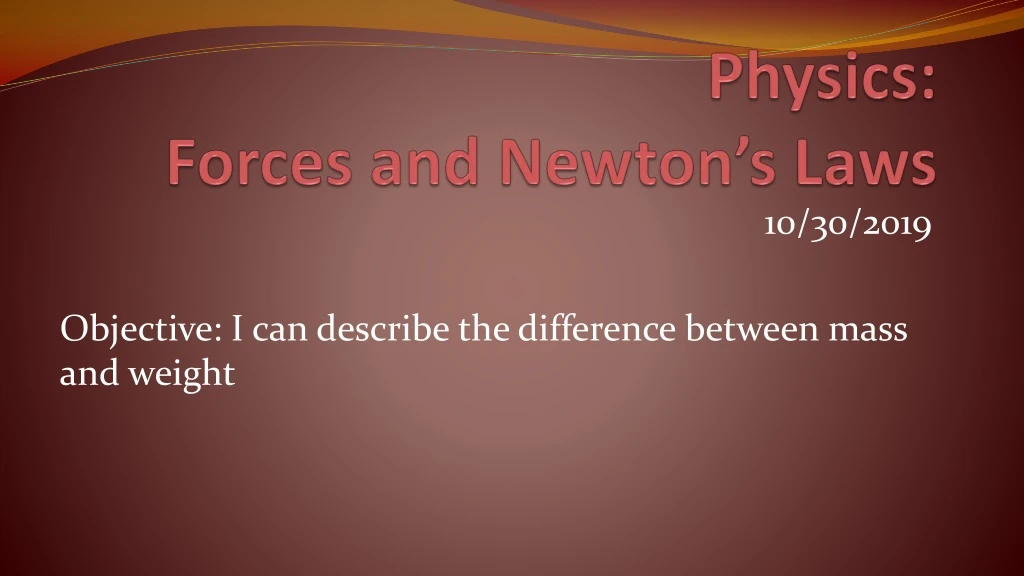 physics forces and newton s laws