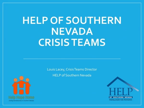HELP of Southern Nevada Crisis Teams