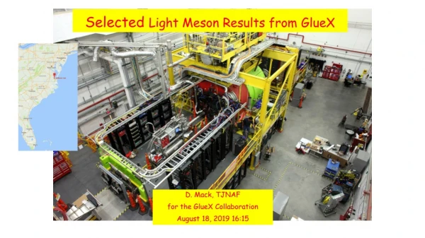 Selected Light Meson Results from GlueX