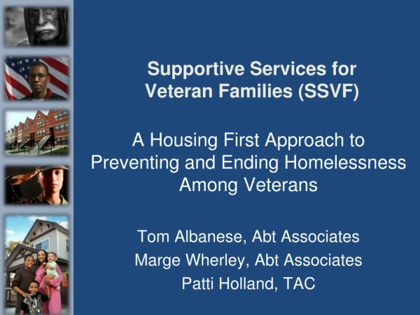 Supportive Services for Veteran Families (SSVF)