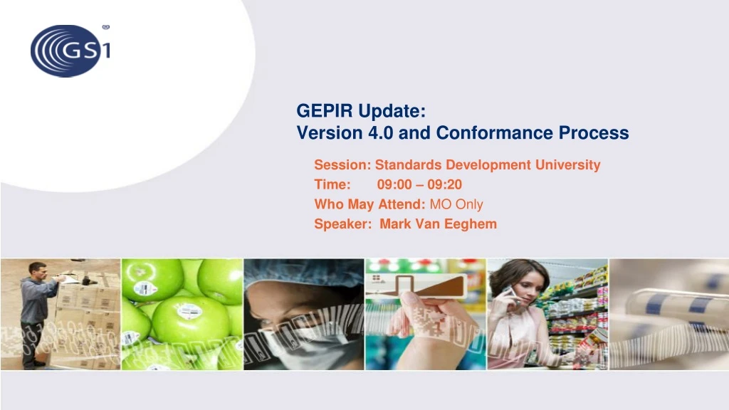 gepir update version 4 0 and conformance process