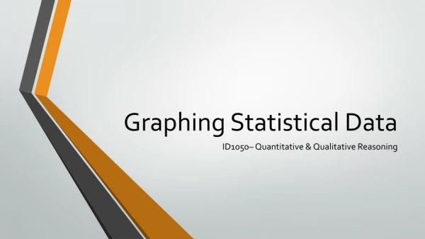 Graphing Statistical Data