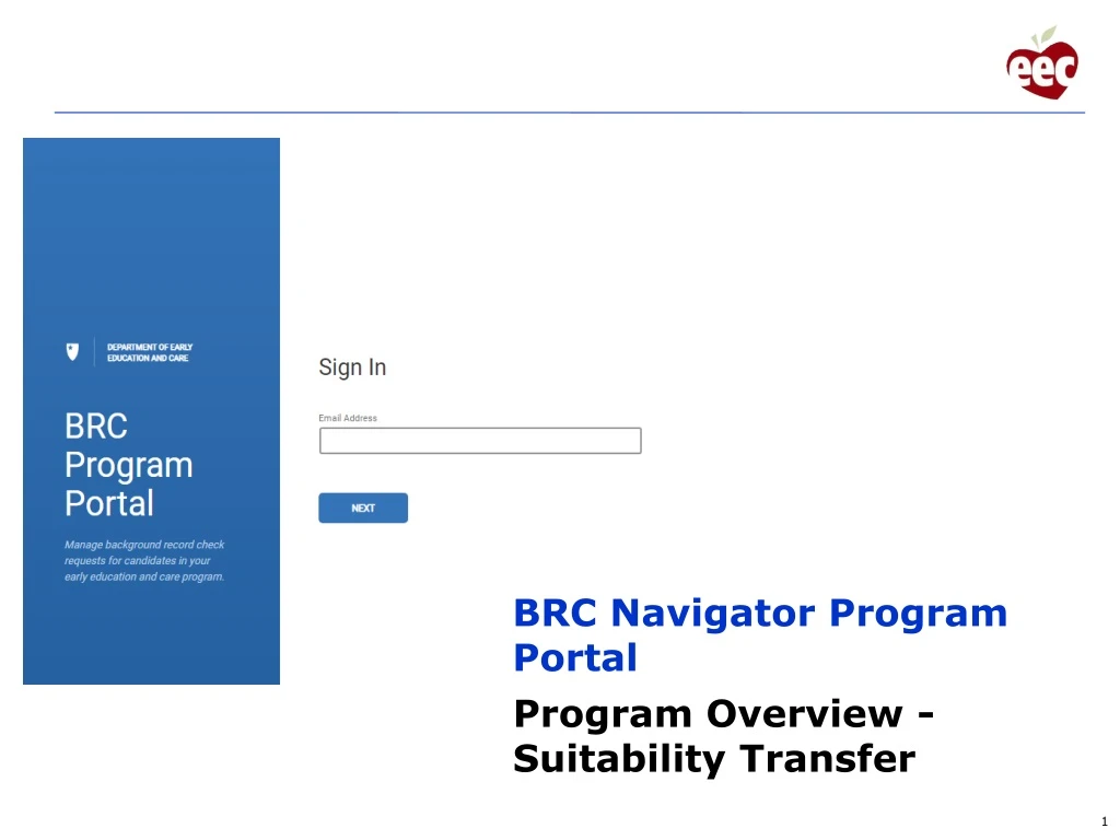 brc navigator program portal