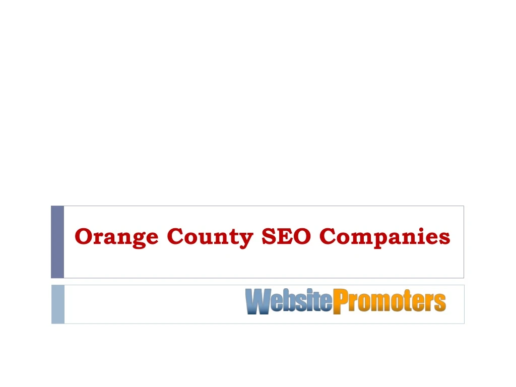 orange county seo companies