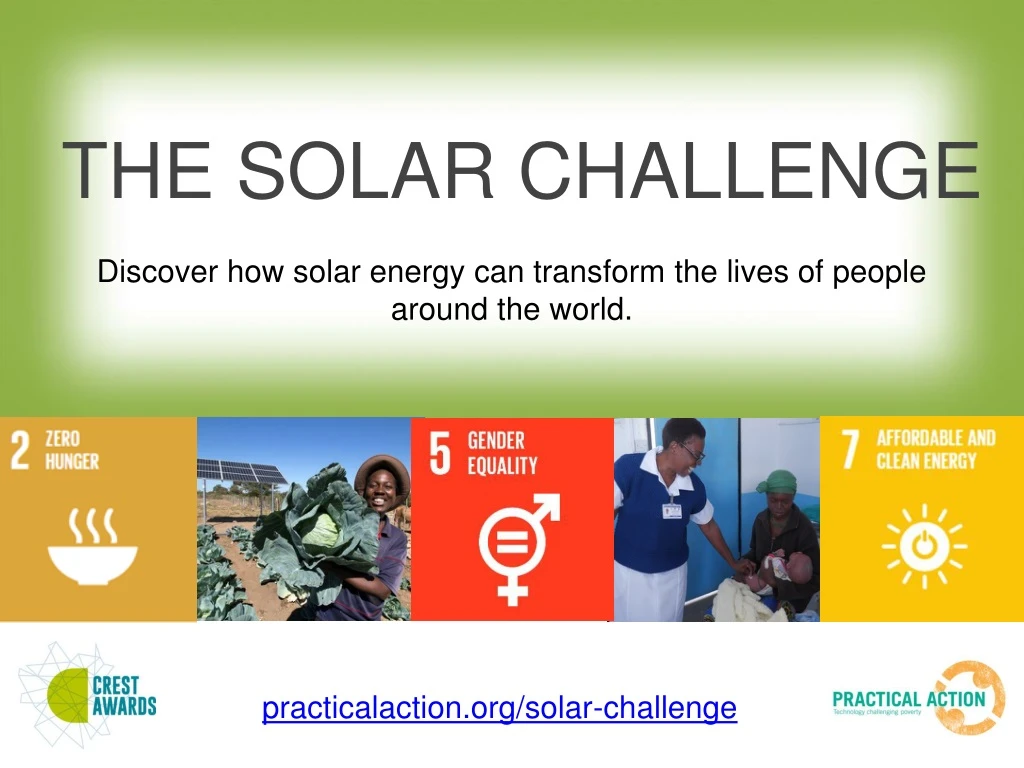 discover how solar energy can transform the lives of people around the world