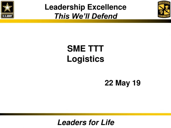 SME TTT Logistics