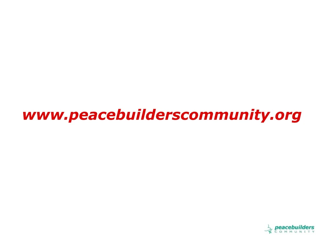 www peacebuilderscommunity org