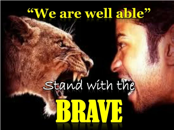 Stand with the BRAVE