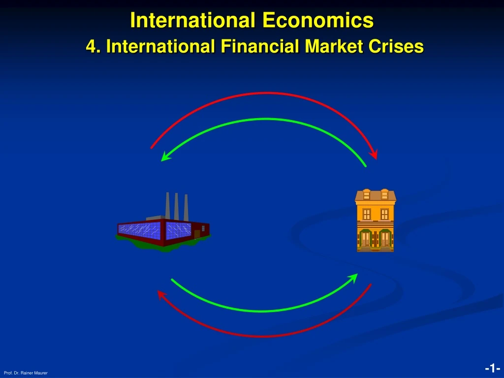 international economics 4 international financial market crises