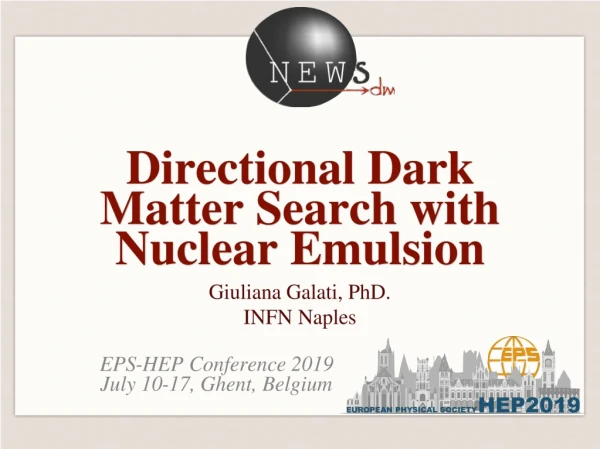 Directional Dark Matter Search with Nuclear Emulsion