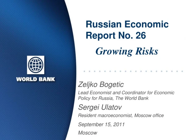 Russian Economic Report No. 26