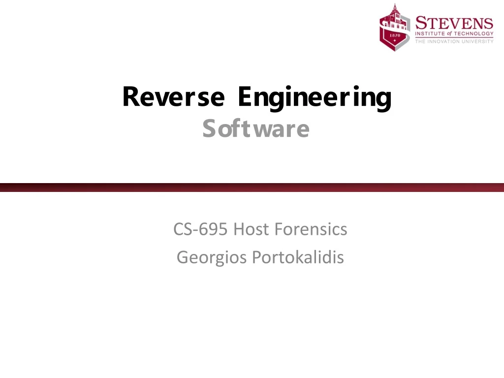 reverse engineering software