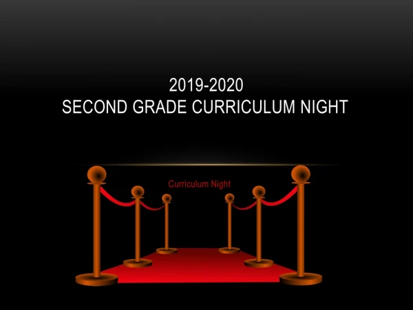 2019-2020 Second grade curriculum night