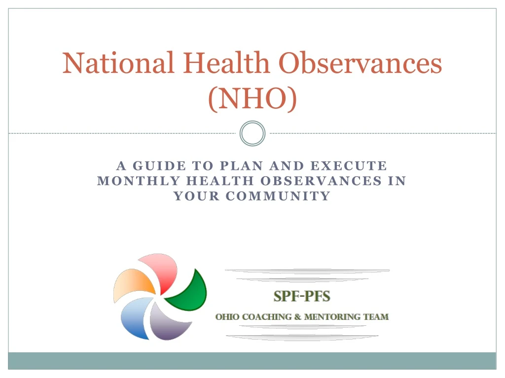 national health observances nho
