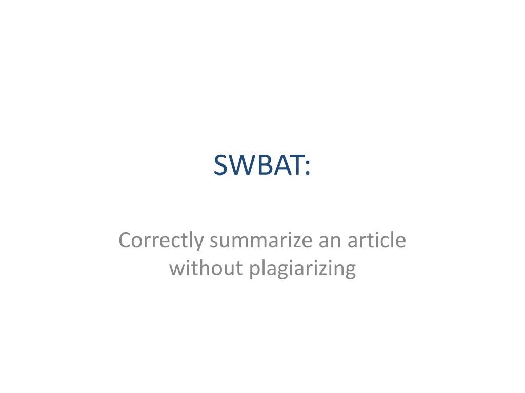 swbat