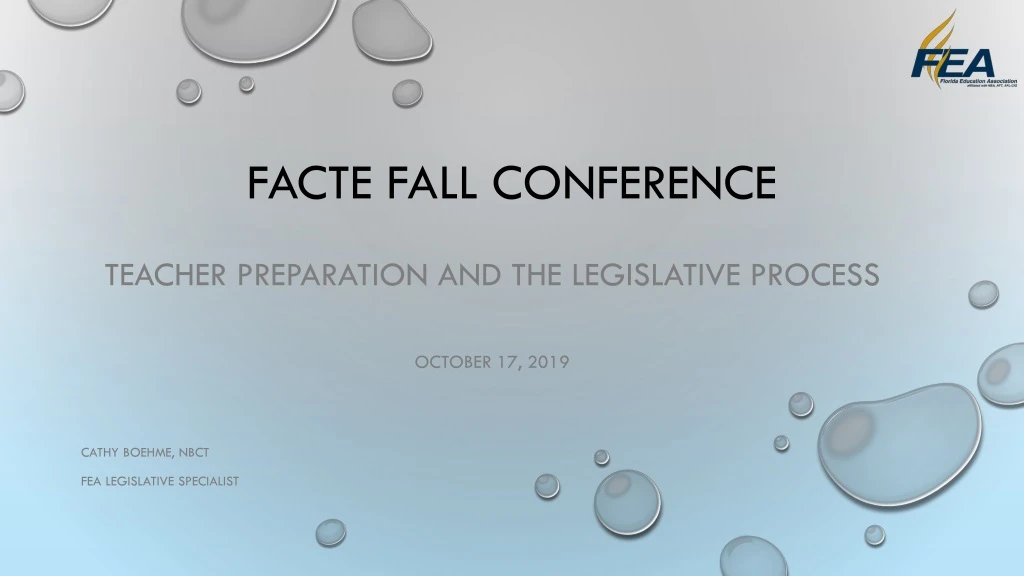 facte fall conference