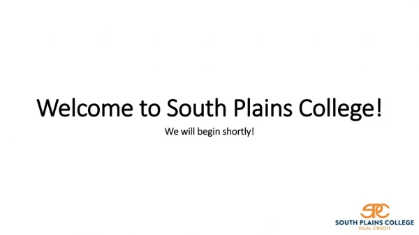 Welcome to South Plains College!