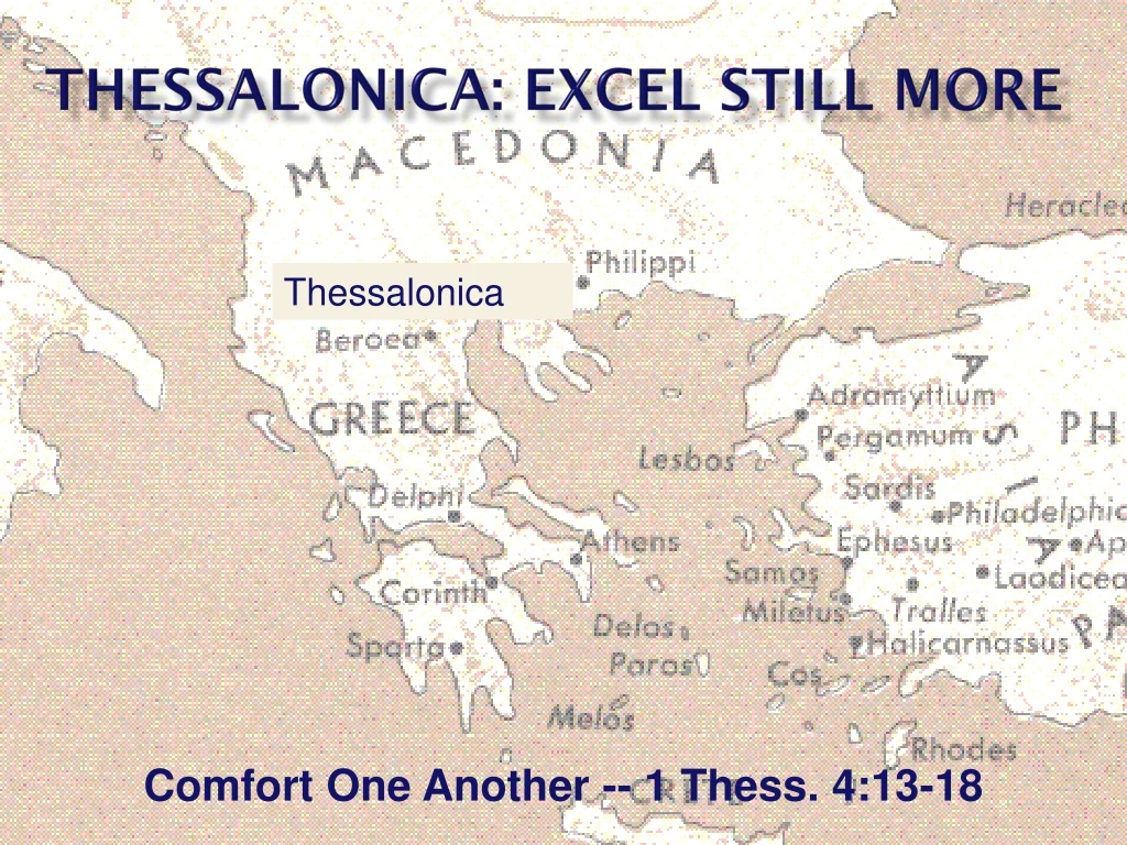 thessalonica excel still more